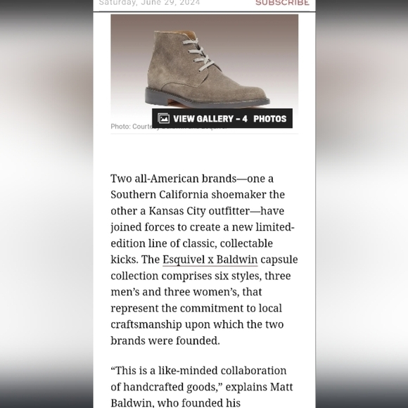 Baldwin Esquival Limited edition handmade Italian leather suede boots main image 9